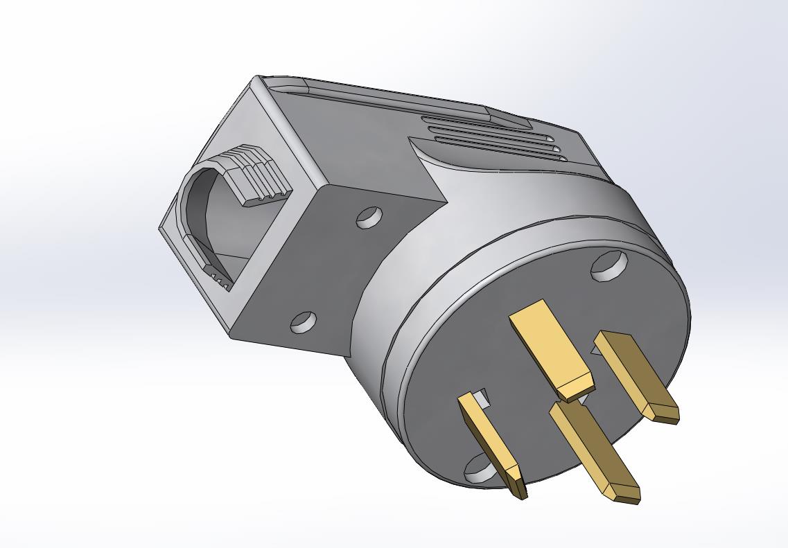 插头 B32-003，三相