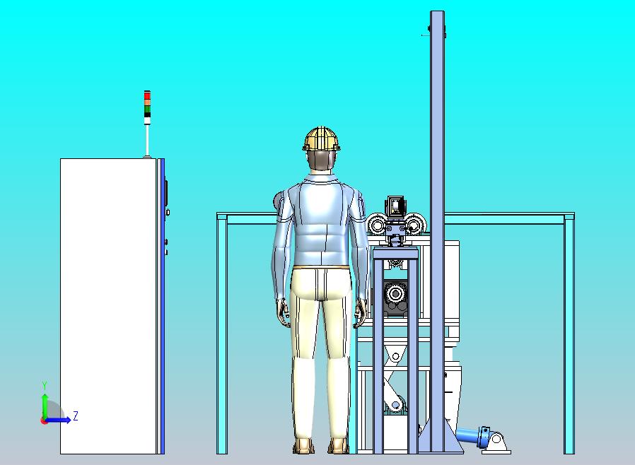 筒状内填充物两端深度自动测量装置