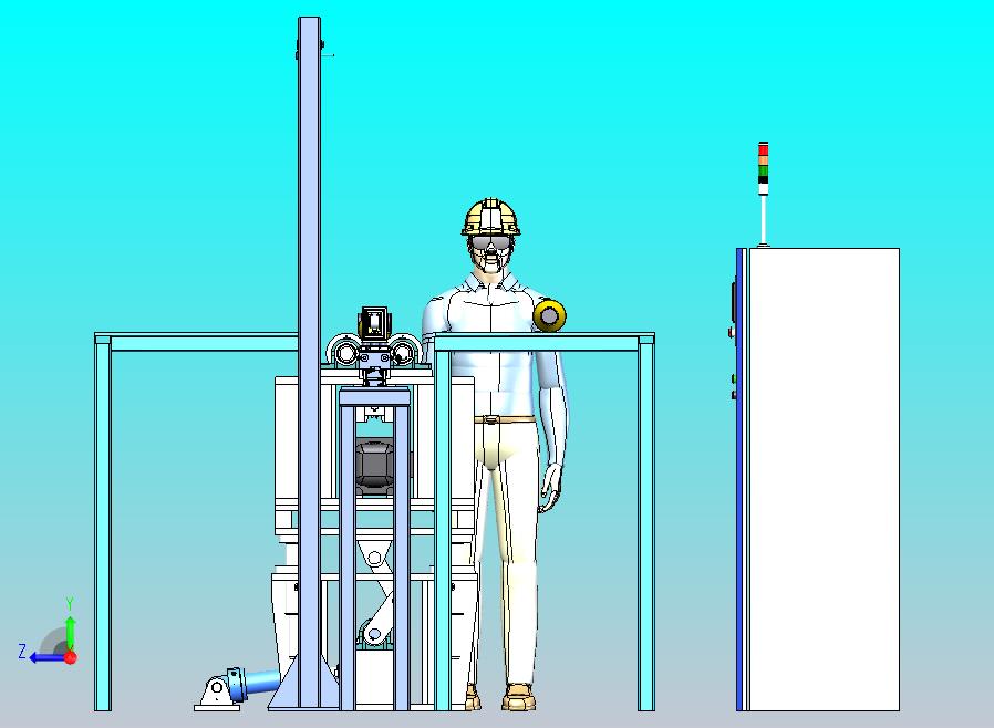 筒状内填充物两端深度自动测量装置