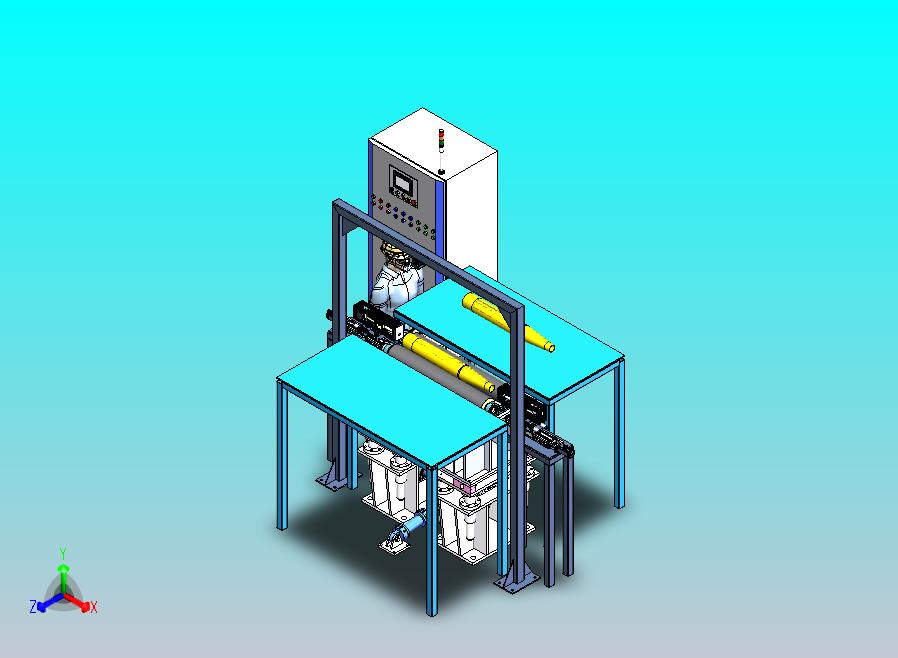 筒状内填充物两端深度自动测量装置
