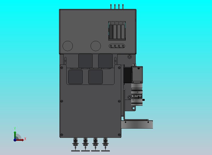 四头视觉取料机构