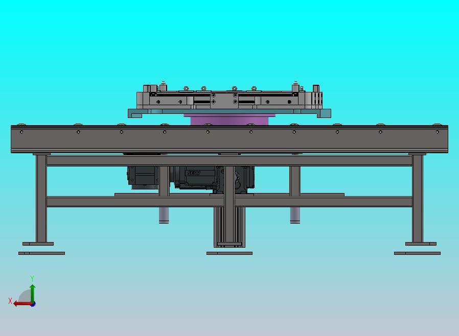 带旋转功能的滚筒输送机