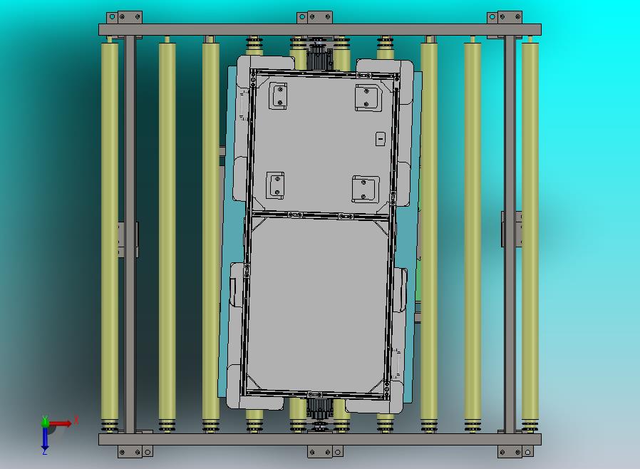 带旋转功能的滚筒输送机