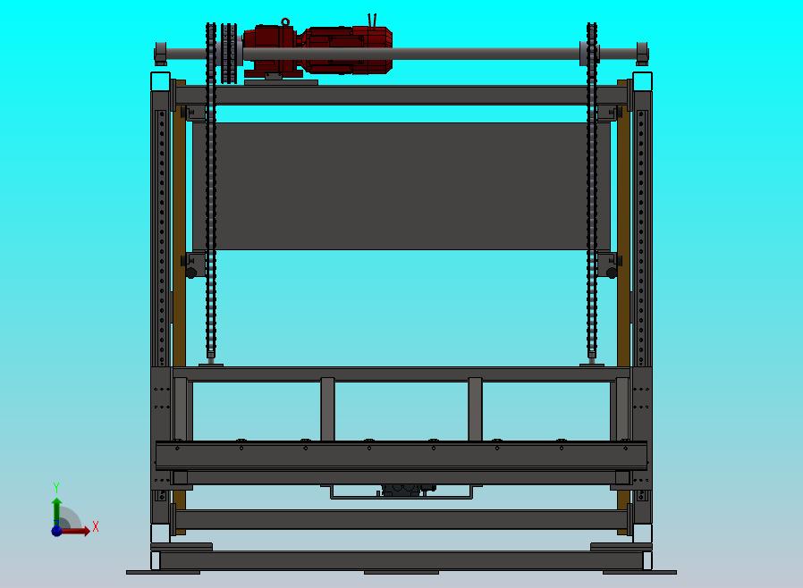 链条式提升滚筒输送机