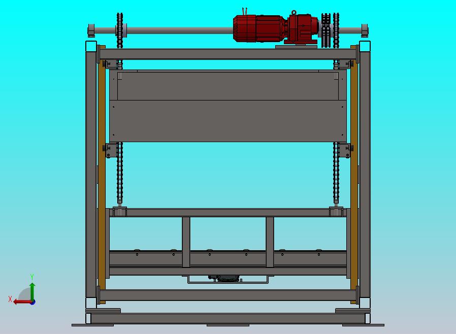 链条式提升滚筒输送机