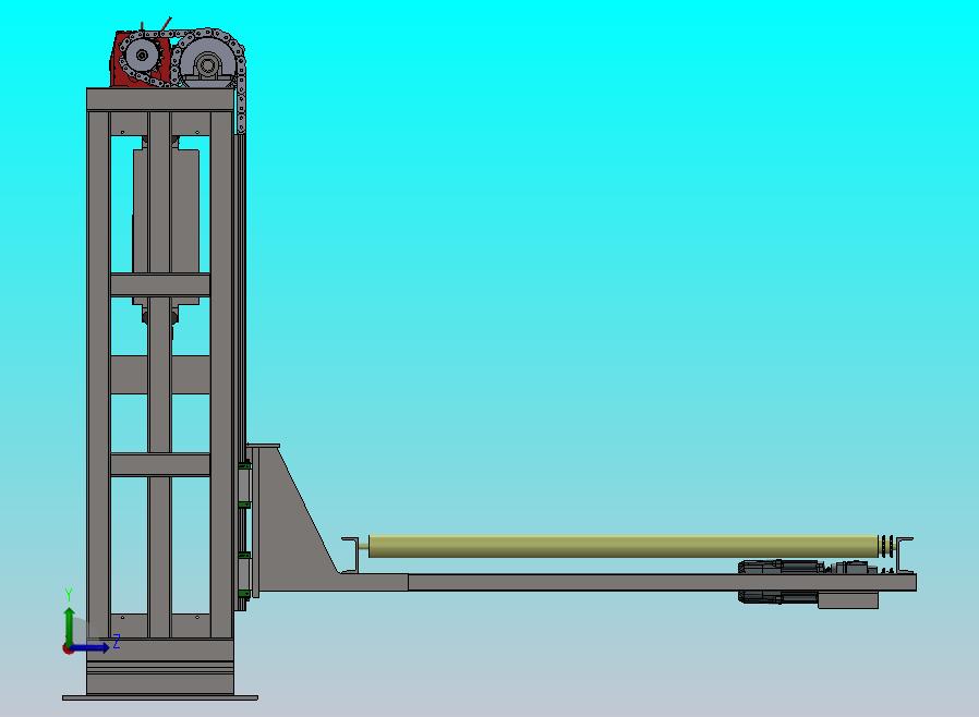链条式提升滚筒输送机