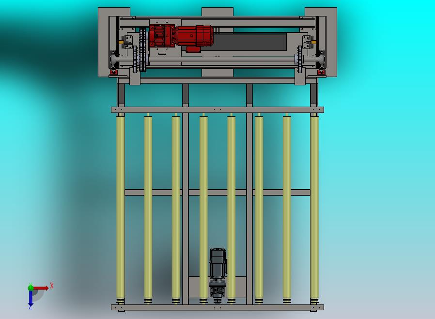 链条式提升滚筒输送机