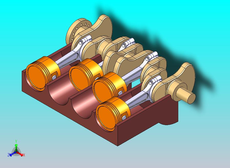 直列 4 缸发动机