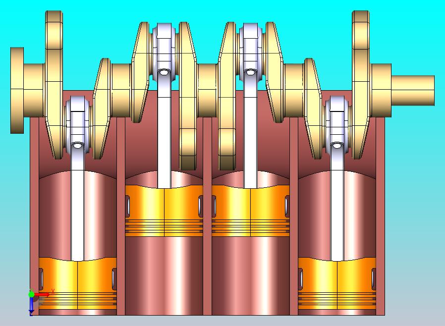 直列 4 缸发动机