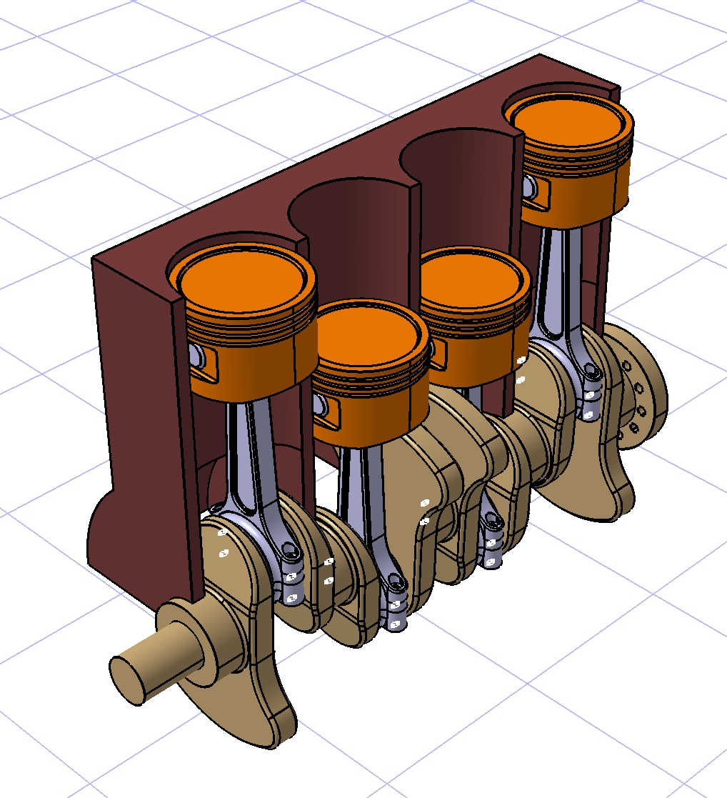 直列 4 缸发动机