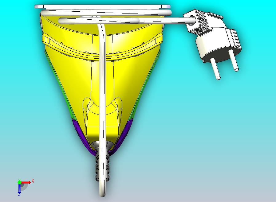 蒸汽熨斗的CATIA V5 r21模型