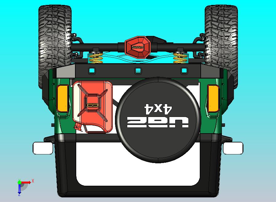 越野车CATIA V5 r21模型