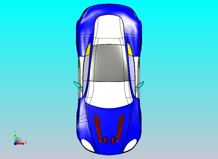阿斯顿马丁轿跑CATIA V5 r21模型