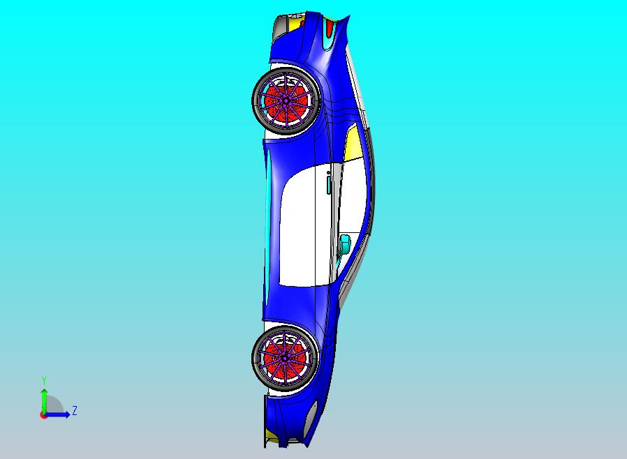 阿斯顿马丁轿跑CATIA V5 r21模型