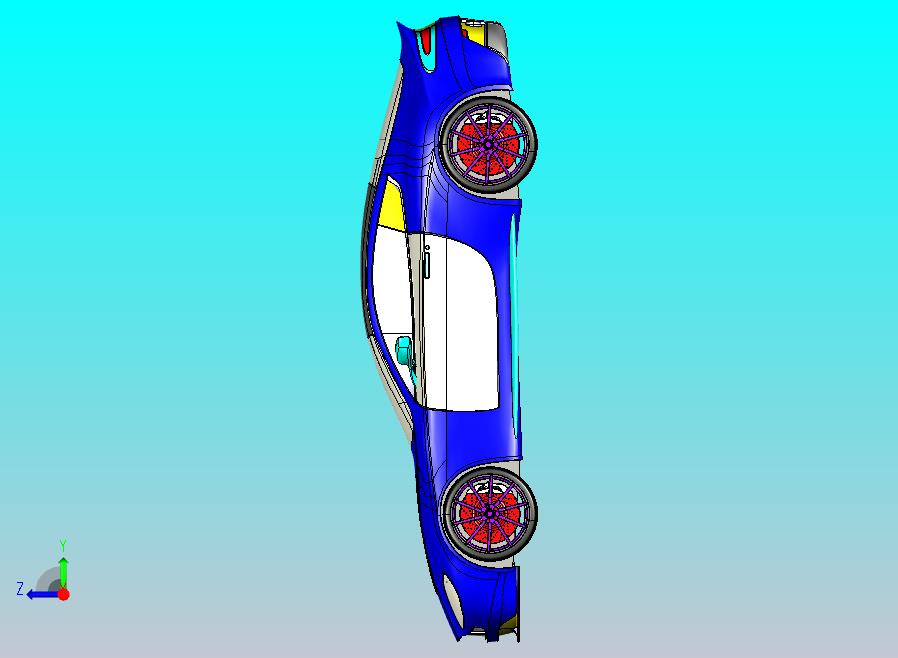 阿斯顿马丁轿跑CATIA V5 r21模型