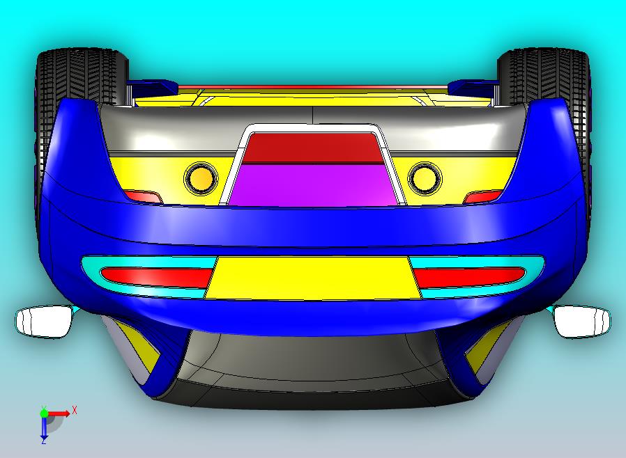 阿斯顿马丁轿跑CATIA V5 r21模型