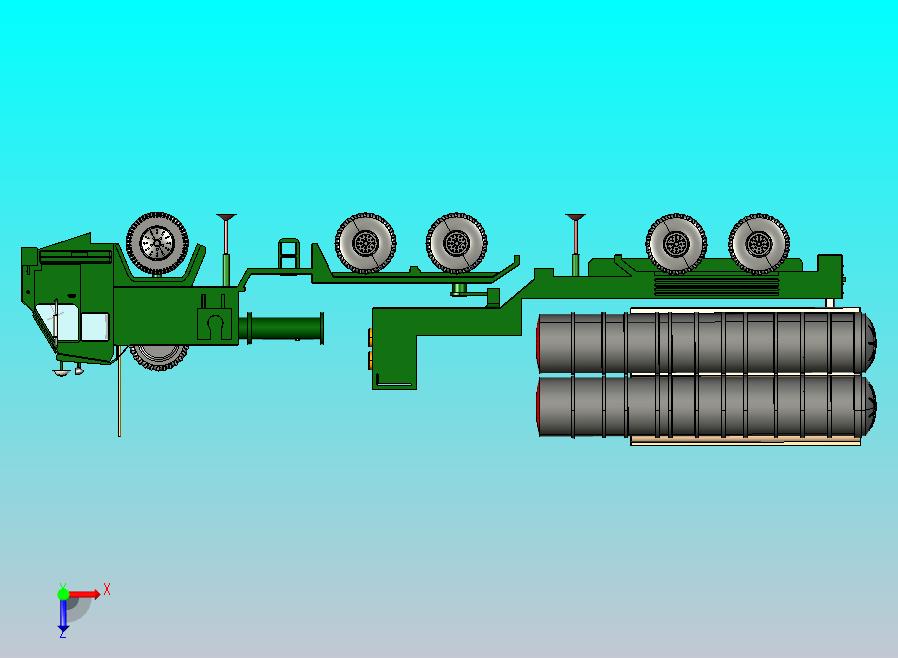 俄罗斯S300防空导弹系统CATIA V5 r21模型
