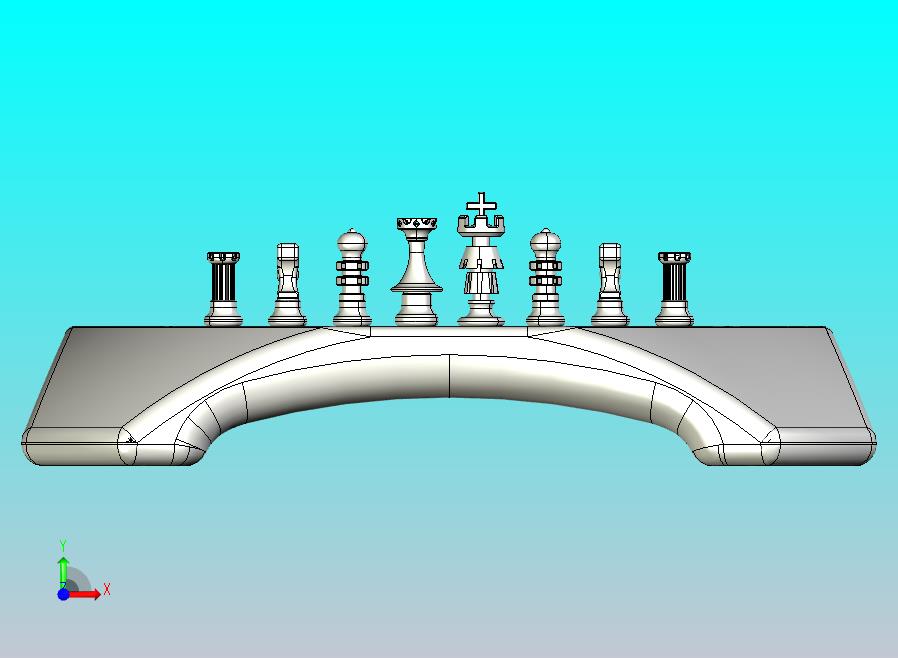 国际象棋CATIA V5 r21模型