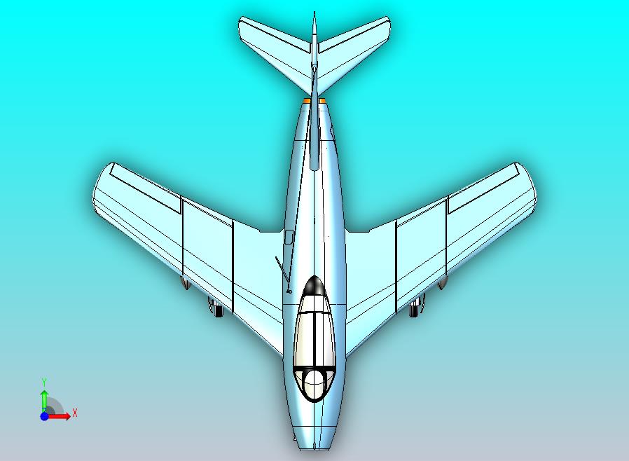 米格15战斗机CATIA V5 r21模型