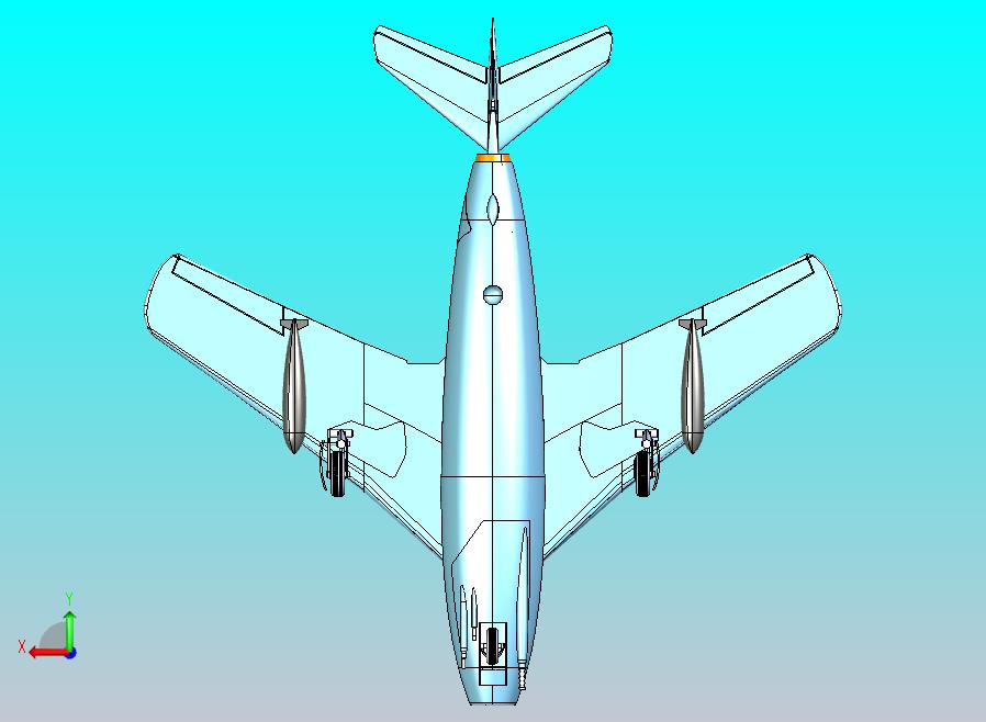 米格15战斗机CATIA V5 r21模型