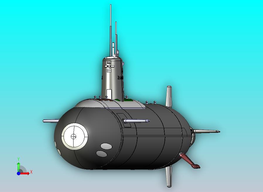 核潜艇CATIA V5 r21模型