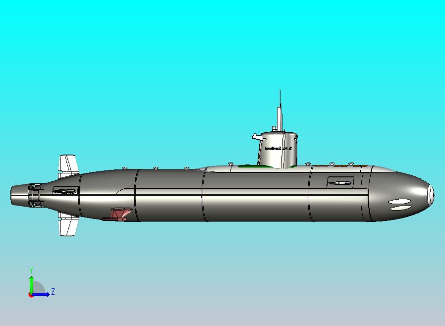 核潜艇CATIA V5 r21模型