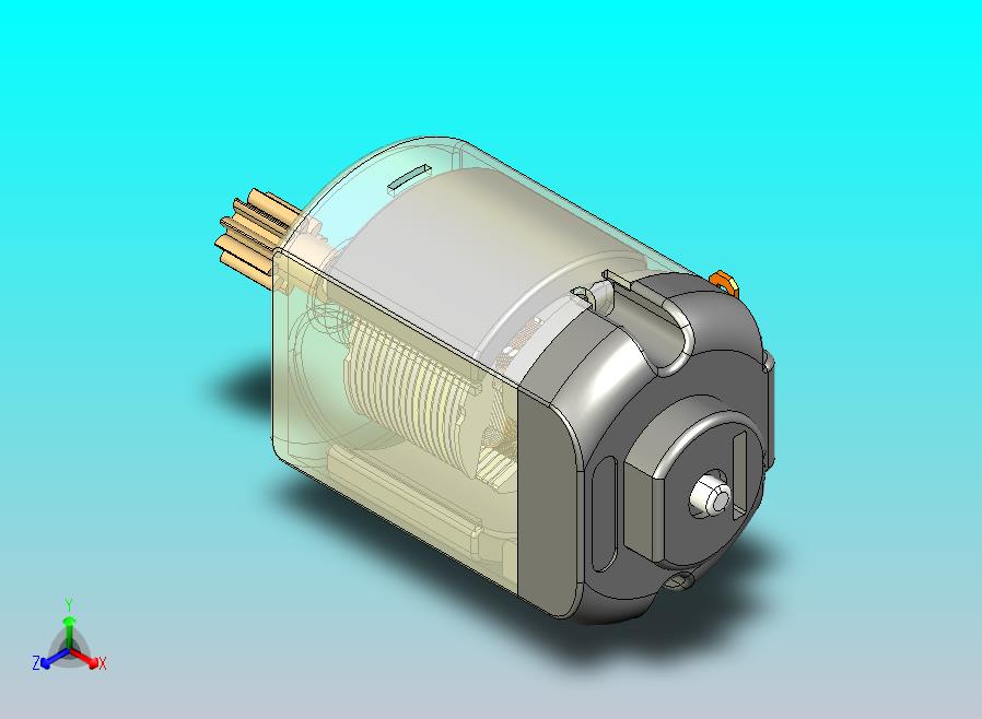 小型直流电动机CATIA V5 r21完整结构