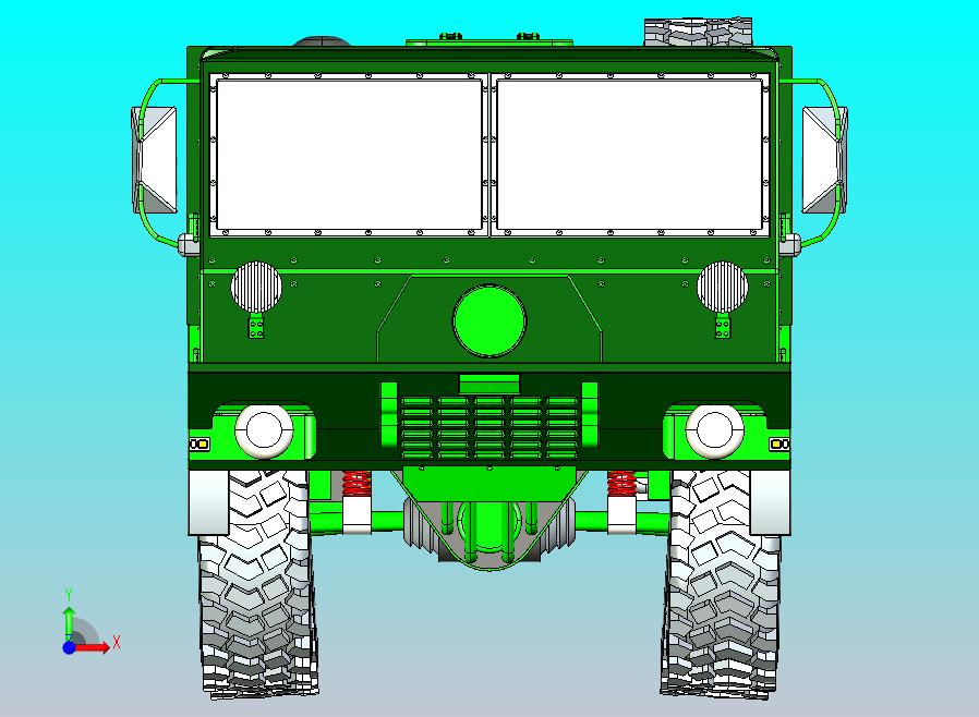 军用卡车CATIA V5 r21模型