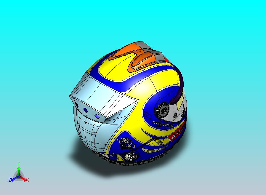 头盔CATIA V5 r21模型