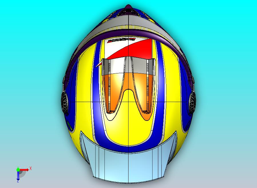 头盔CATIA V5 r21模型