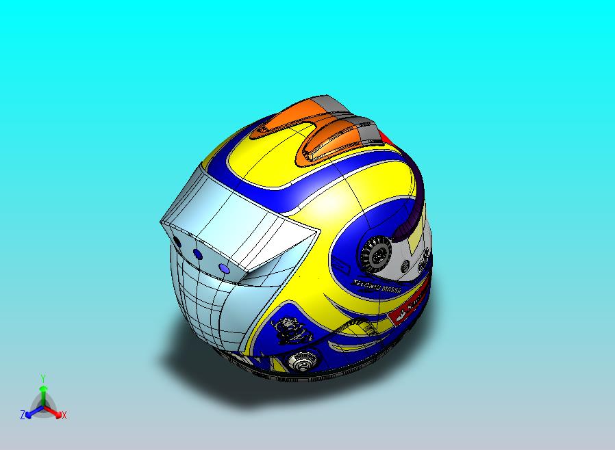 头盔CATIA V5 r21模型