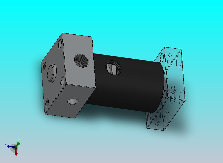 圆形气缸 20x8x65