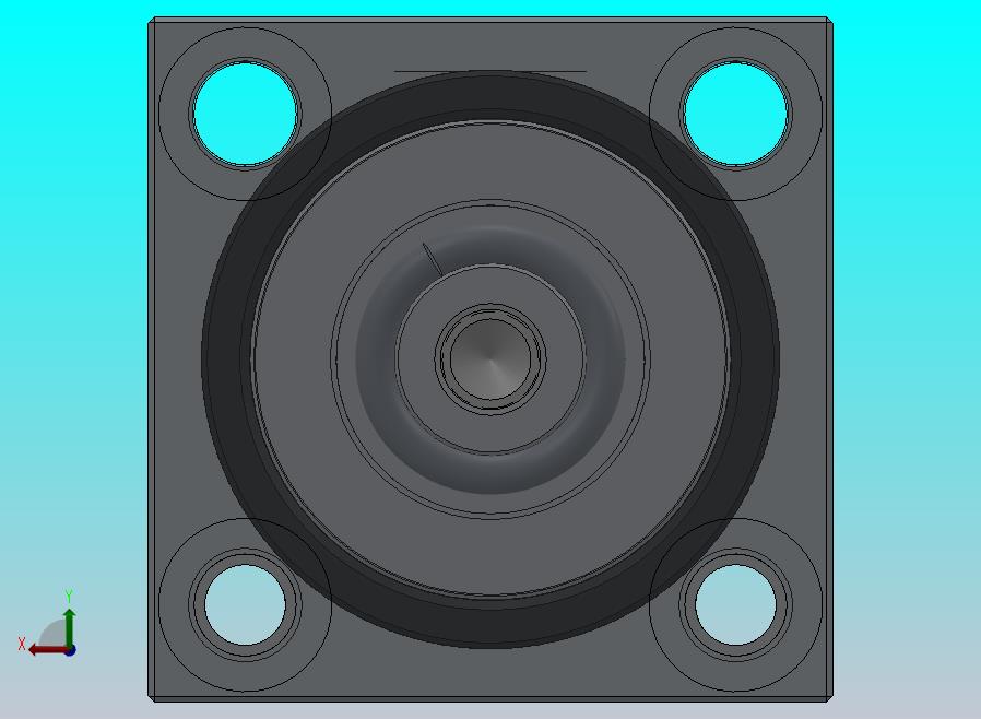 圆形气缸 20x8x65