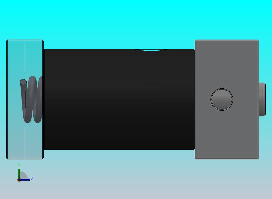 圆形气缸 20x8x65