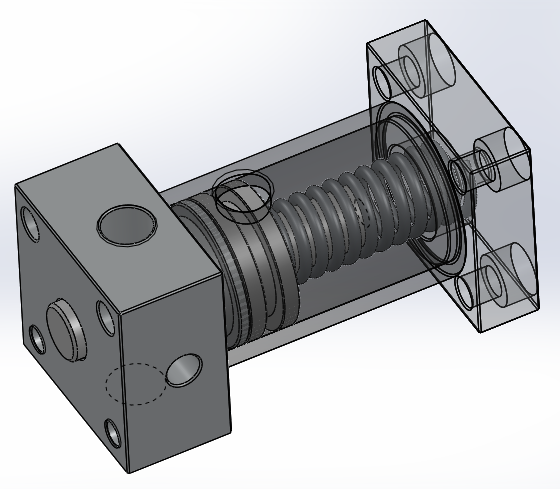 圆形气缸 20x8x65