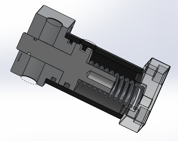 圆形气缸 20x8x65