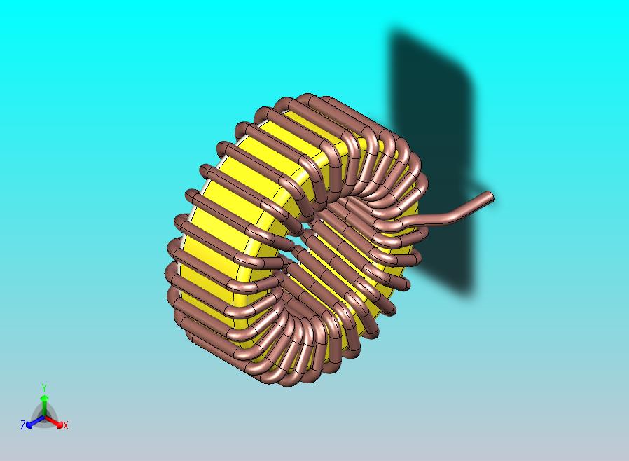 环形铁氧体“14.0x8.5x5.0”1个线圈