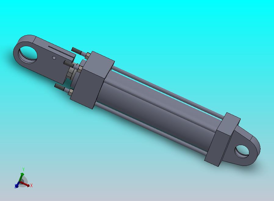 横拉杆液压缸（前后眼）63x45x240mm