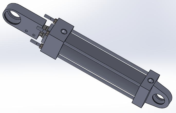横拉杆液压缸（前后眼）63x45x240mm