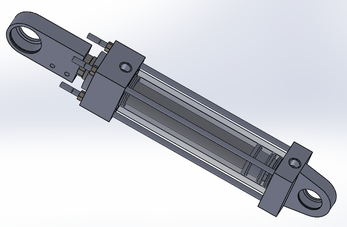 横拉杆液压缸（前后眼）63x45x240mm