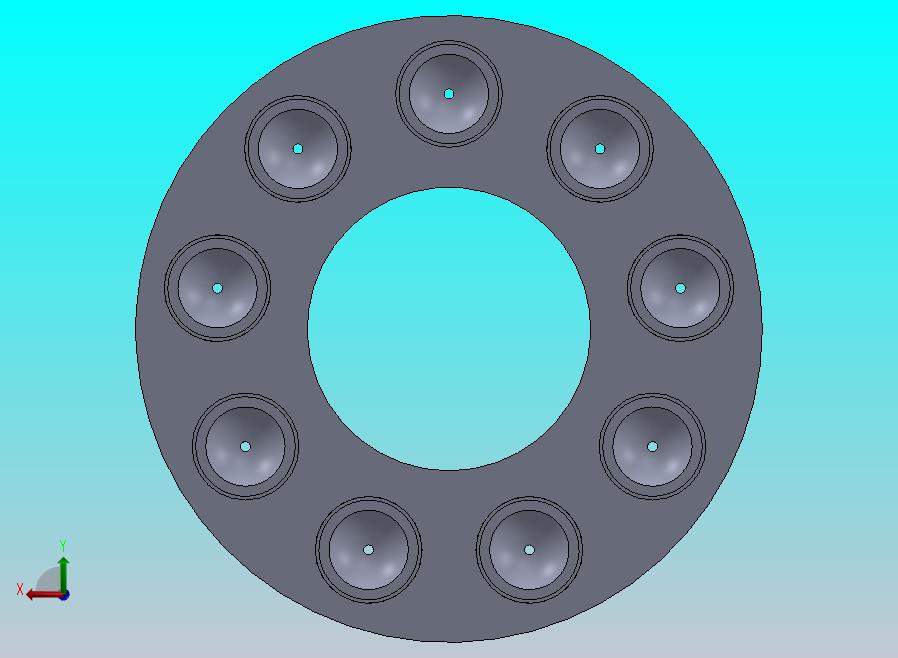 液压泵的板式和圆柱形活塞盖