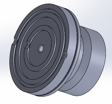 液压泵的板式和圆柱形活塞盖