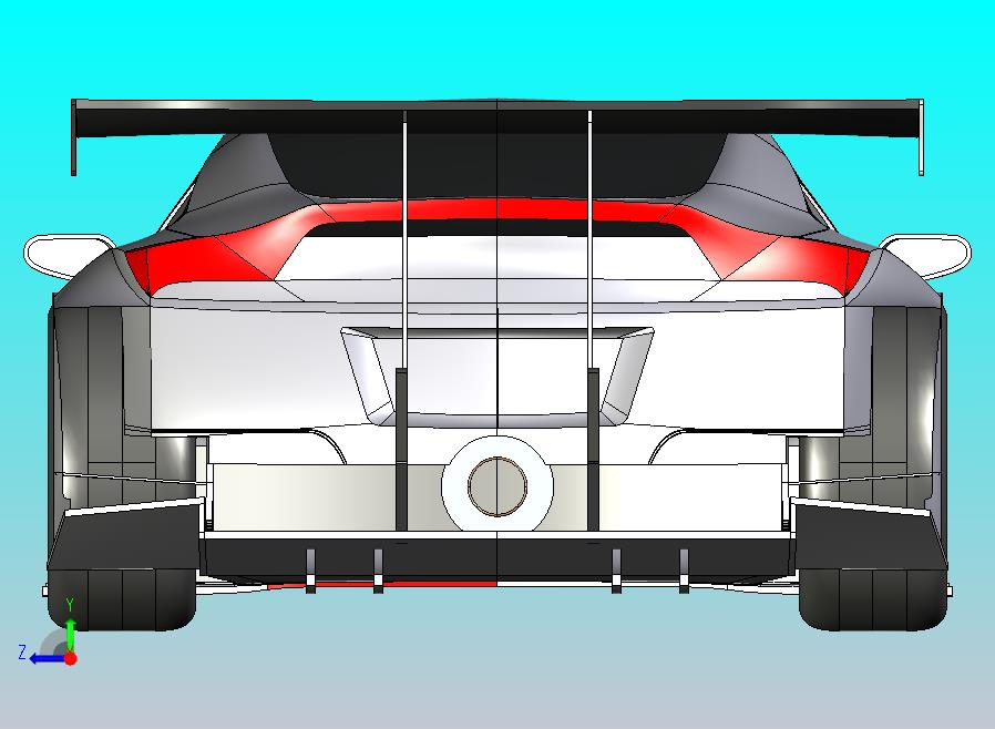 Honda_HSV-GT超跑1比1CATIA V5 r21造型