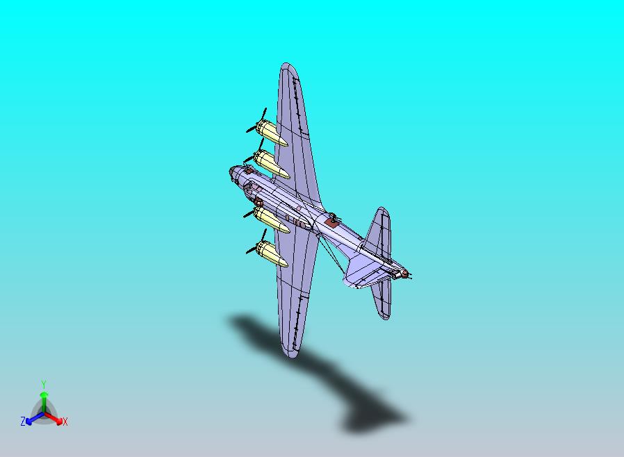 B-17同温层堡垒远程轰炸机