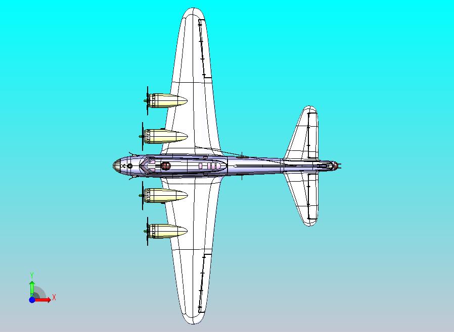 B-17同温层堡垒远程轰炸机