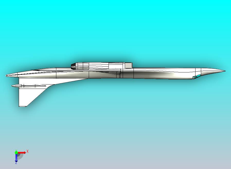 Tu-160逆火战略轰炸机CATIA V5 r21参数化模型