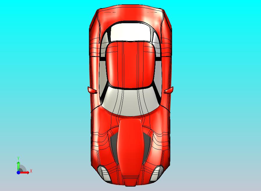 阿尔法罗密欧TZ3 跑车CATIA V5 r21模型