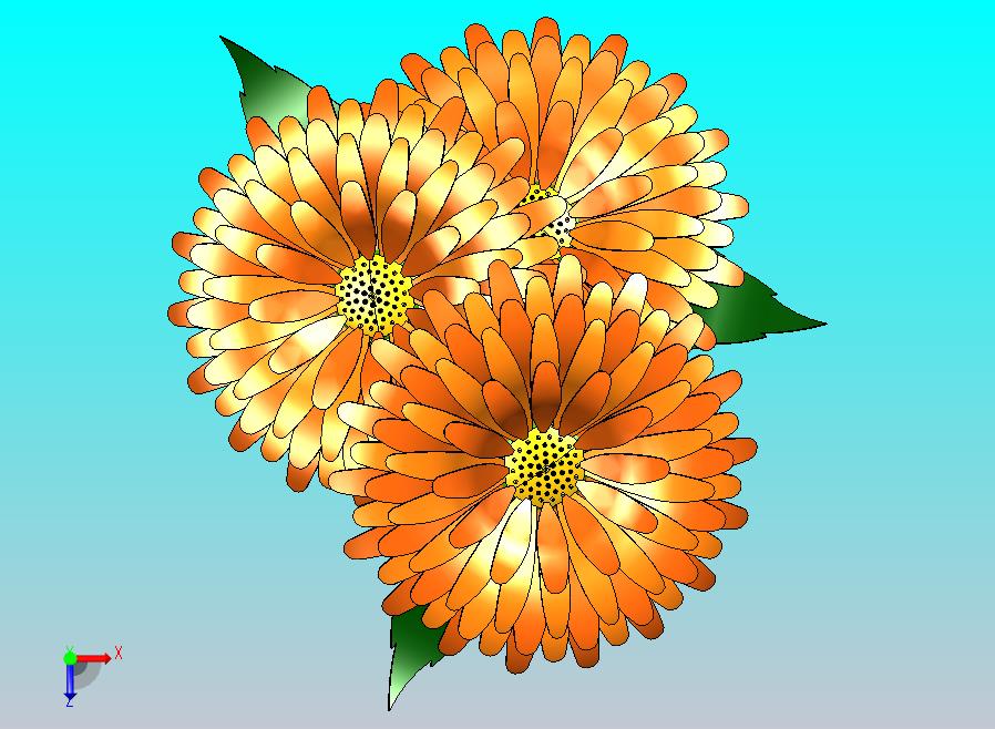 插花及花瓶CATIA V5 r21模型