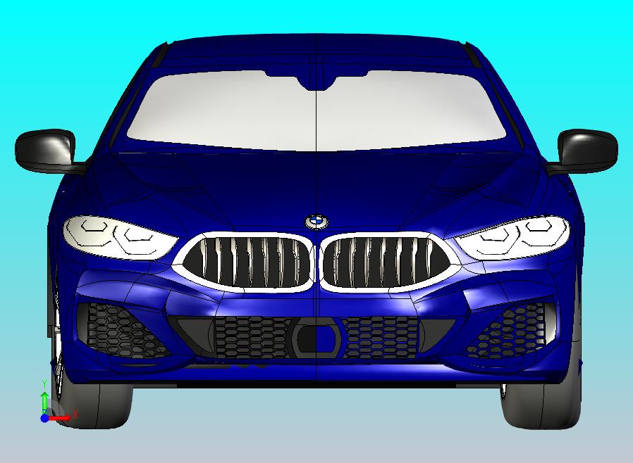 宝马M850i轿跑CATIA V5 r21模型