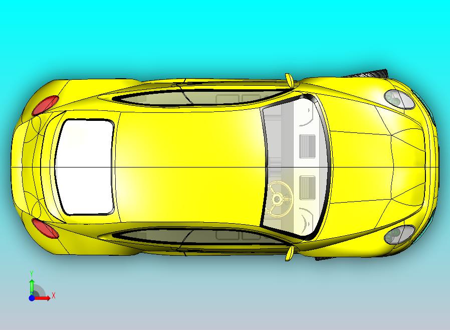 大众甲壳虫CATIA V5 r21模型